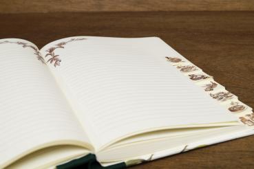 Koch - und Backbuch zum Selberschreiben mit Linien
